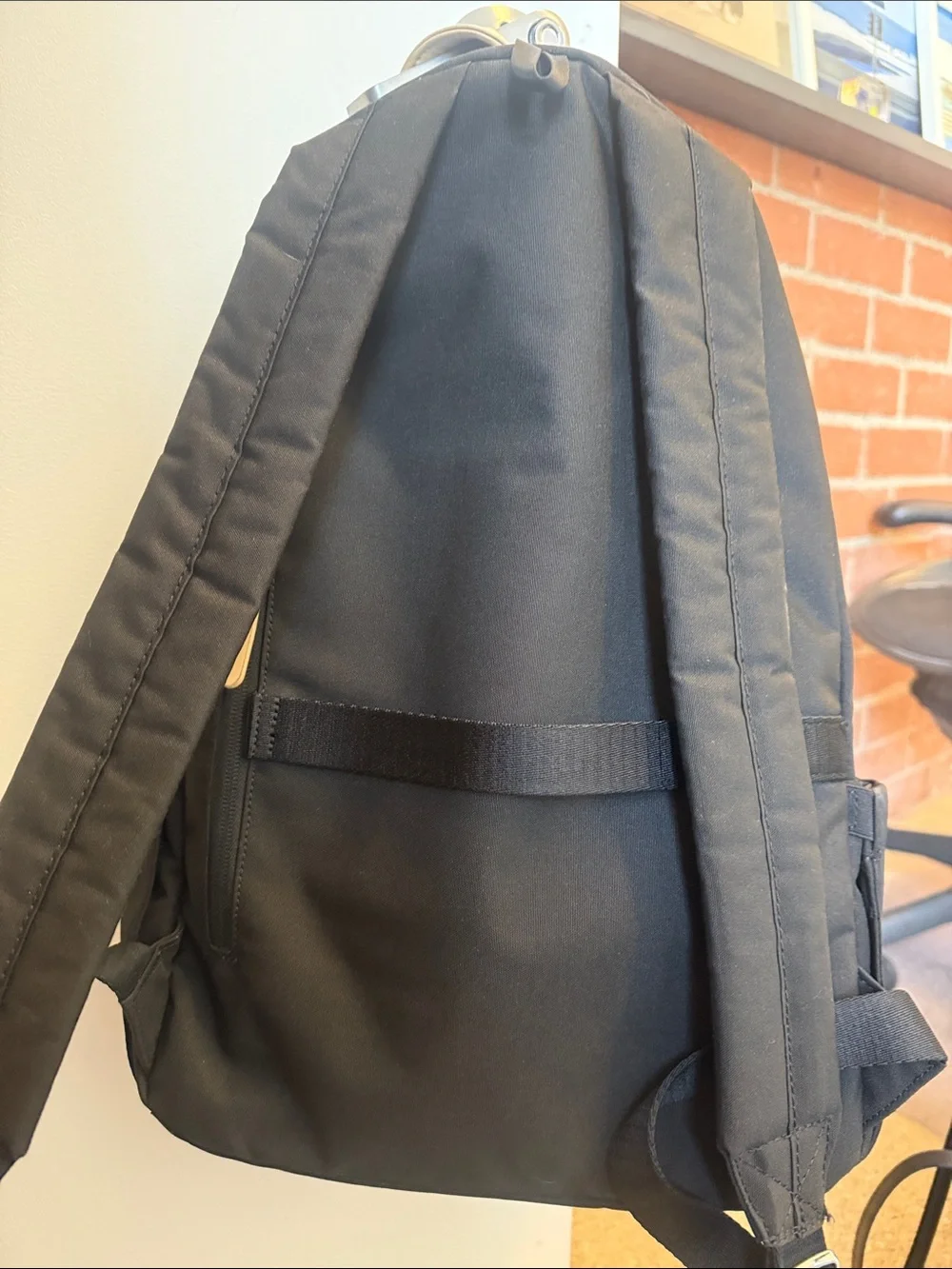 Nordace Guella Backpack (Brownie) with Cream Trim - laptop compartment